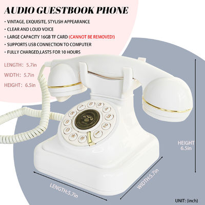 Voor eeuwig gekoesterde herinneringen bruiloft telefoon gastenboek vangt elke hartstochtelijke boodschap vast voor uw speciale dag