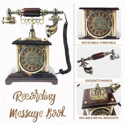 Vintage Retro Style Video Gastenboek Bruiloft Telefoon opladen Opname Voor bruiloft