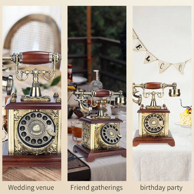 Vintage Retro Style Video Gastenboek Bruiloft Telefoon opladen Opname Voor bruiloft