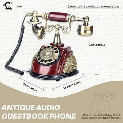 Retro Design Audio Gastenboek 2.2 pond Memory Bank Digitaal Gastenboek Bruiloft