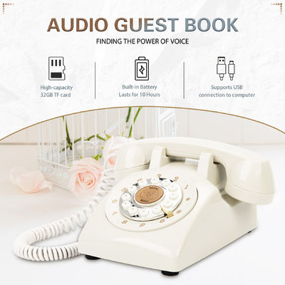 Plastic Voice Message Gastenboek Bruiloft Audio Gepersonaliseerd berichtboek Voor het bewaren van herinneringen
