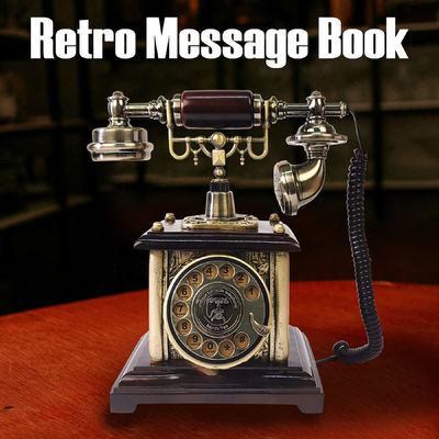 Moderne trouwtelefoon gastenboek elegant Diy Audio gastenboek voor hartgrondige berichten
