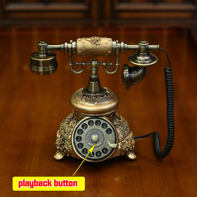 Klassiek huwelijk Telefoon Gastenboek Retro Handwerk Audio Huwelijk Gastenboek Voor koppels