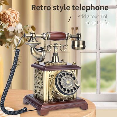 Brons Vintage Gastenboek Telefoon Voicemail Huwelijk Gastenboek Europese stijl Plastic Build