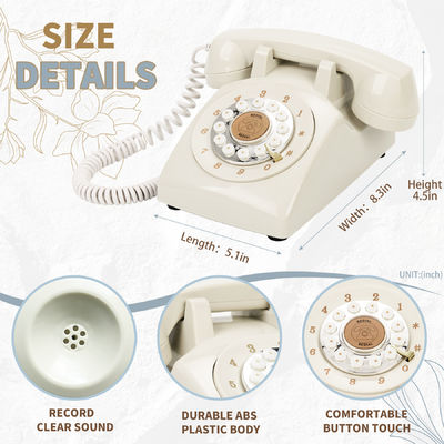 Speciale momenten USB-telefoon Gastenboek Voor bruiloft Audio Telefoon Gastenboek Huur Wit