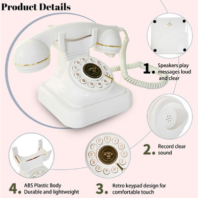 Witte voicemail telefoon gastenboek bruiloft voicemail audio helder geluid