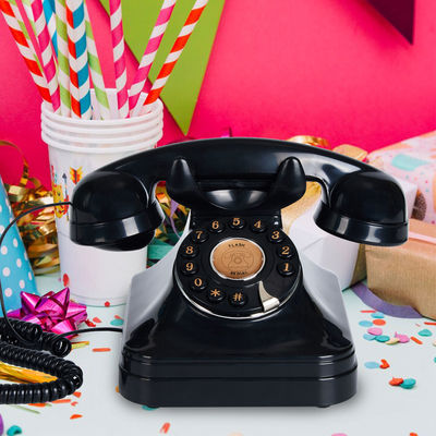 Huwelijksfeest Telefoon Gastenboek Duidelijk Geluid Vintage Telefoon Stemrecorder Knop Ontwerp