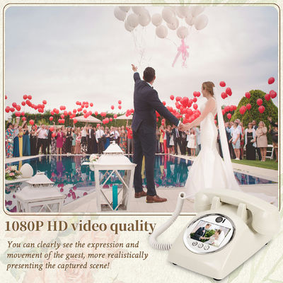 Wit Video Gastenboek Plastic USB Compatible Phone Gastenboek Voor Douches