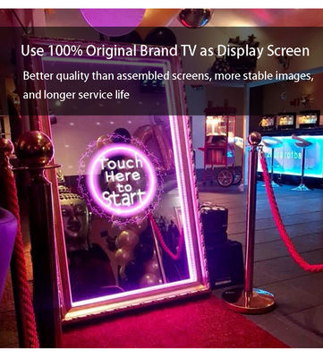55-65 inch draagbare magische spiegel fotobooth