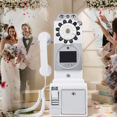 Gepersonaliseerd Retro Wedding Audio Video Gastenboek ABS Plastic Banquet Party Gastenzegening Inlogboek Gepersonaliseerd Stembericht