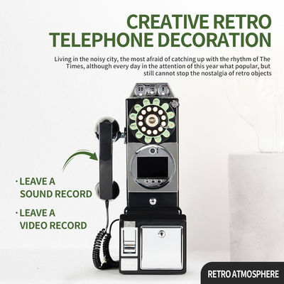 Gepersonaliseerd Retro Wedding Audio Video Gastenboek ABS Plastic Banquet Party Gastenzegening Inlogboek Gepersonaliseerd Stembericht