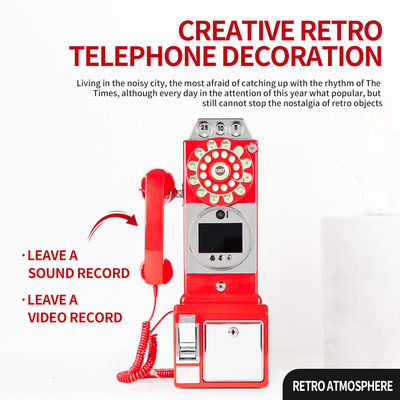 Gepersonaliseerd Retro Wedding Audio Video Gastenboek ABS Plastic Banquet Party Gastenzegening Inlogboek Gepersonaliseerd Stembericht