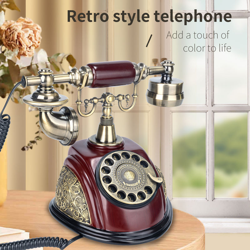 Retro Voice Phone Gastenboek Baby douches Bruiloftsboek Boodschappen voor het vastleggen van wensen